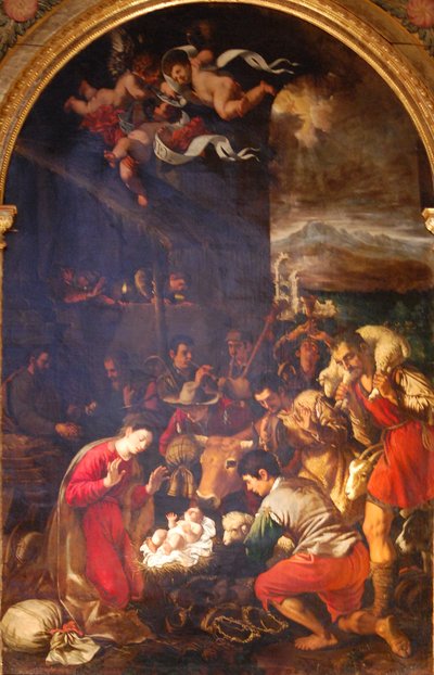 Adoration des bergers - Angelo Nardi